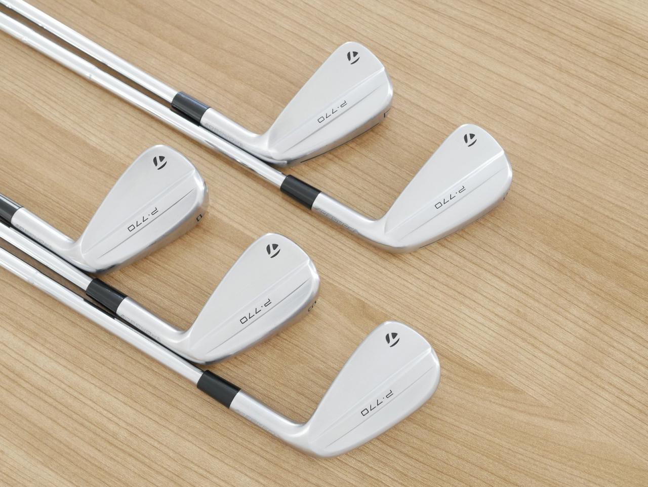Iron set : Taylormade : ชุดเหล็ก Taylormade P770 Forged (รุ่นล่าสุด ออกปี 2024 นุ่ม แน่น) มีเหล็ก 6-Pw (5 ชิ้น) ก้านเหล็ก Dynamic Gold 115 MID S200