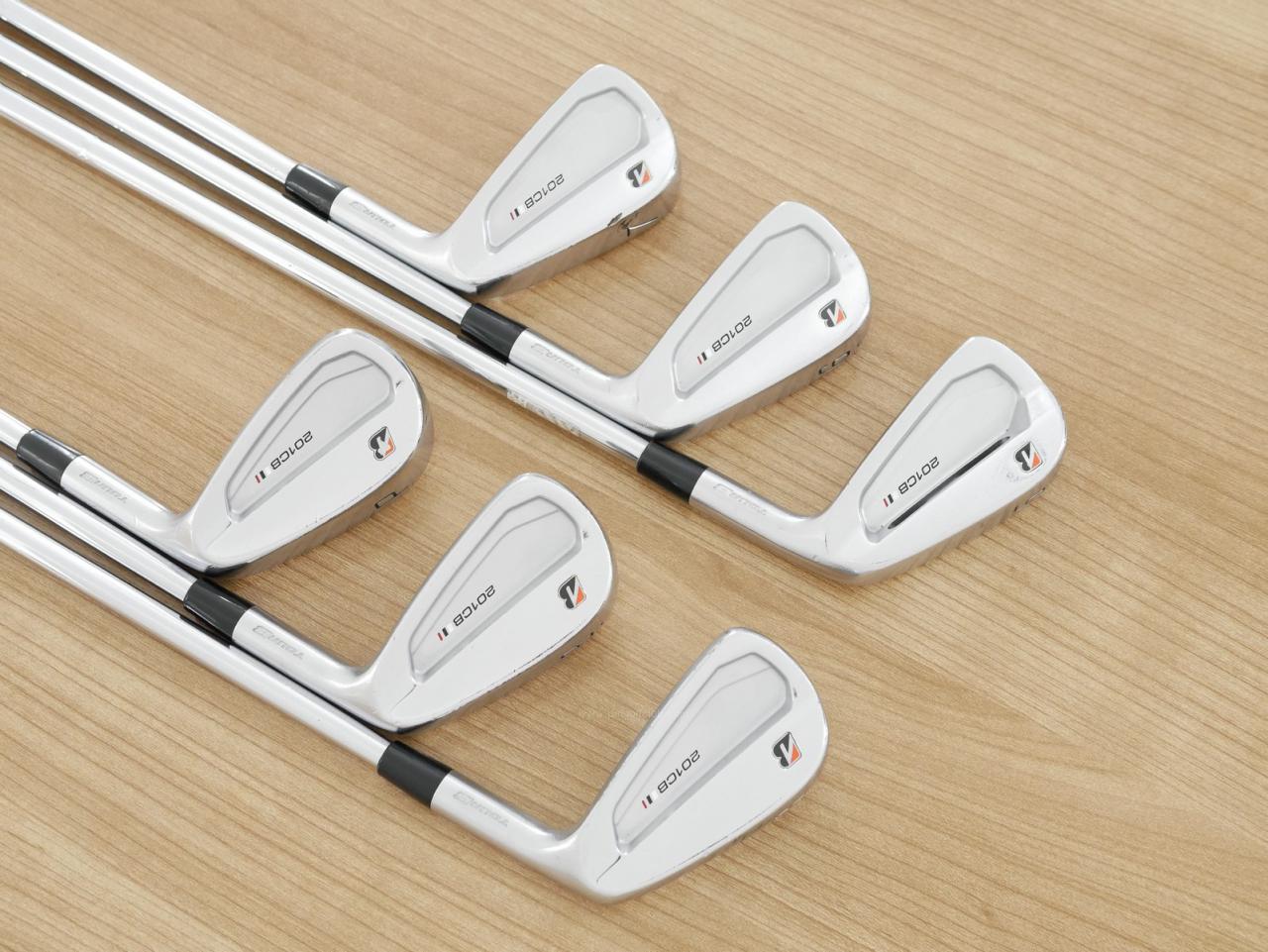 Iron set : Bridgestone : **มีตำหนิ** ชุดเหล็ก Bridgestone Tour B 201CB Forged (รุ่นปี 2021 นุ่ม แน่น คม) มีเหล็ก 5-Pw (6 ชิ้น) ก้านเหล็ก Dynamic Gold S200