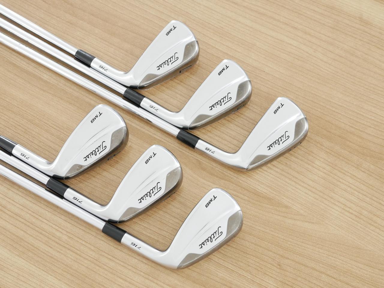 Iron set : Titleist : ชุดเหล็ก Titleist 716 T-MB Forged (ออกปี 2016) มีเหล็ก 5-Pw (6 ชิ้น) ก้านเหล็ก NS Pro 950 Flex S