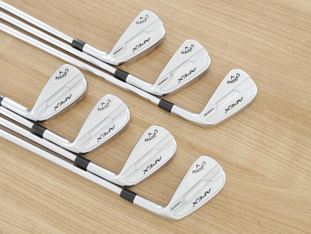 Iron set : Callaway : ชุดเหล็ก Callaway APEX Pro Forged (ออกปี 2022) มีเหล็ก 4-Pw (7 ชิ้น) ก้านเหล็ก Dynamic Gold S200
