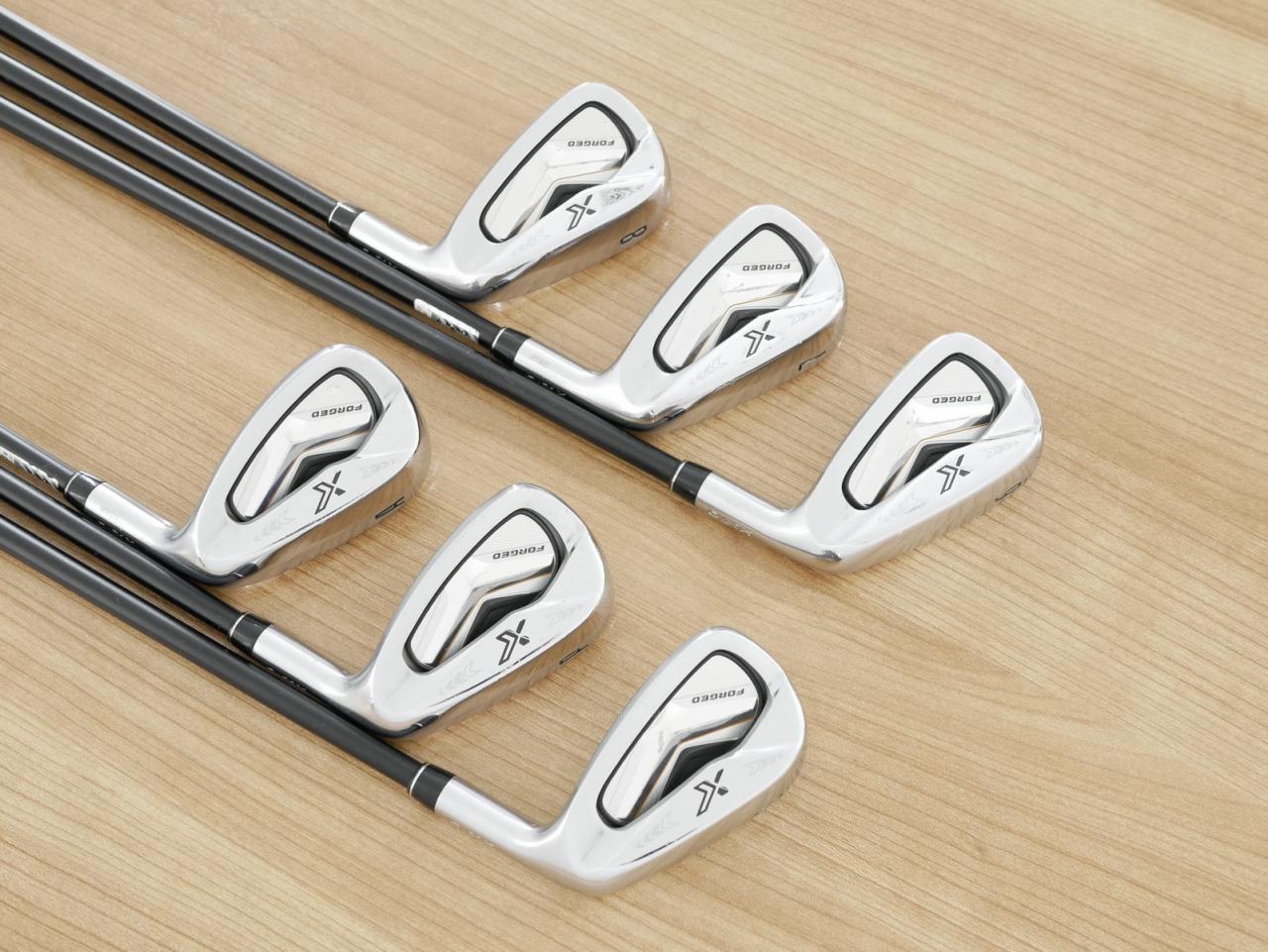 Iron set : XXIO : ชุดเหล็ก XXIO X Forged (รุ่นปี 2021) มีเหล็ก 6-Pw,Aw (6 ชิ้น) ก้านกราไฟต์ Miyazaki AX-1 Flex S