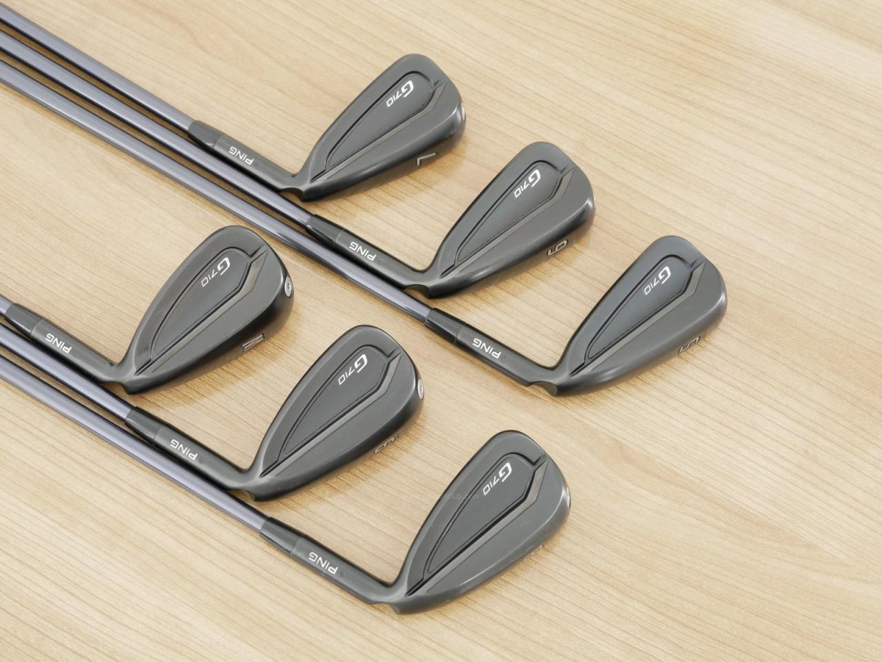 Iron set : Ping : ชุดเหล็ก Ping G710 (รุ่นปี 2021 Japan Spec. ใบใหญ่ ง่ายที่สุด ไกลที่สุดของ Ping) มีเหล็ก 5-Pw (6 ชิ้น) ก้านกราไฟต์ Ping ALTA J CB Flex S