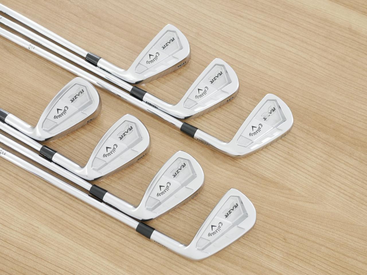 Iron set : Callaway : ชุดเหล็ก Callaway RAZR X Forged มีเหล็ก 4-Pw (7 ชิ้น) ก้านเหล็ก Dynamic Gold S300