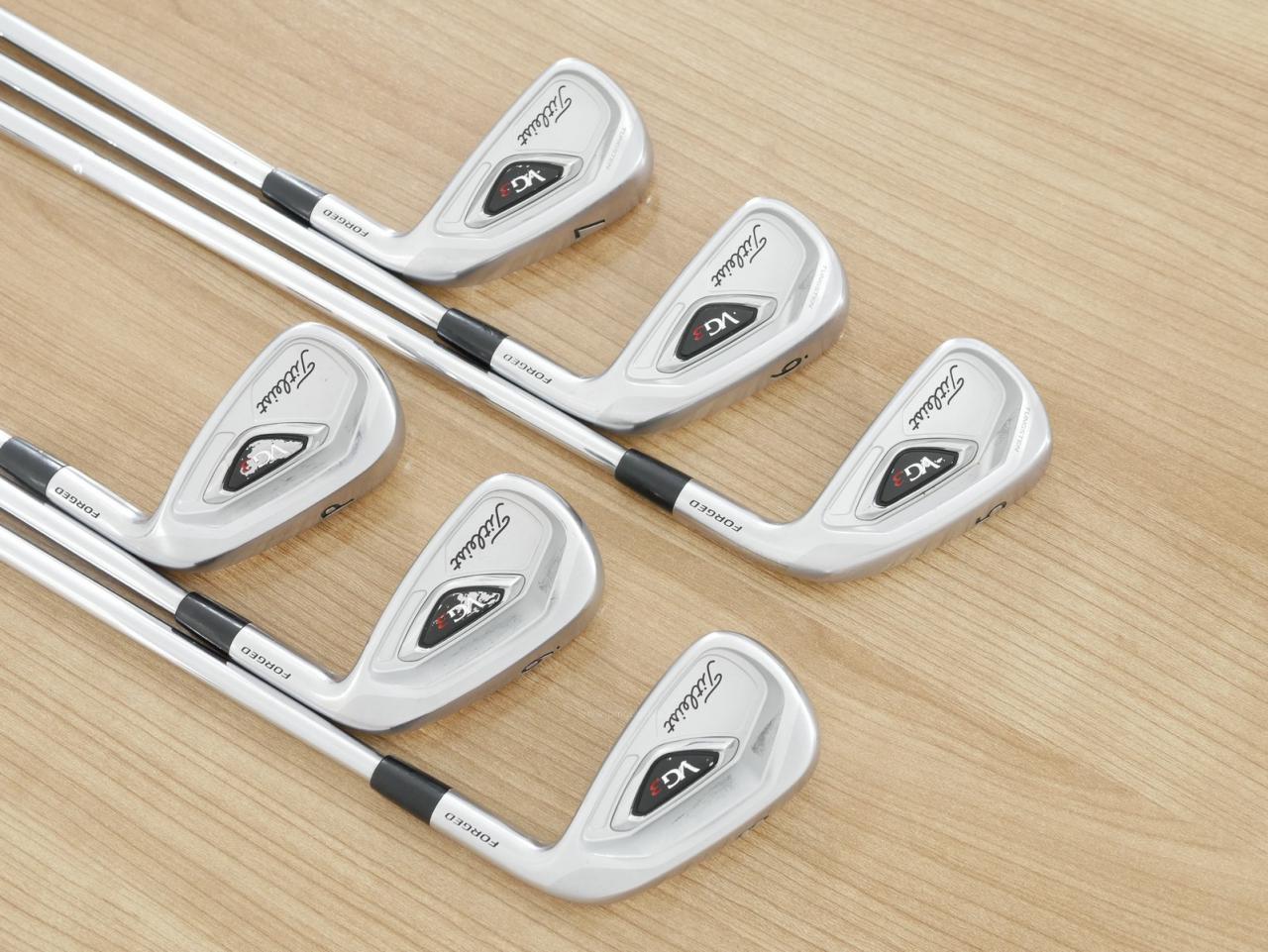 Iron set : Titleist : ชุดเหล็ก Titleist VG3 Forged (Japan Spec. นุ่มแน่น) มีเหล็ก 5-Pw (6 ชิ้น) ก้านเหล็ก Dynamic Gold AMT S200