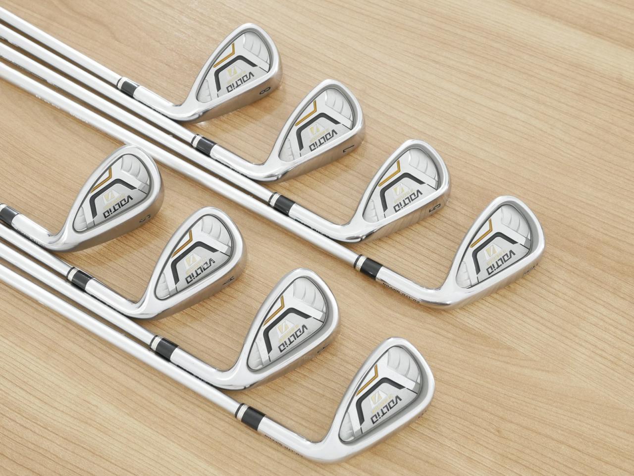 Iron set : Katana : ชุดเหล็ก Katana Voltio IV G Series II (ปี 2018) มีเหล็ก 5-Pw,Aw,Sw (8 ชิ้น) ก้านกราไฟต์ Fujikura Speeder 550 Flex R