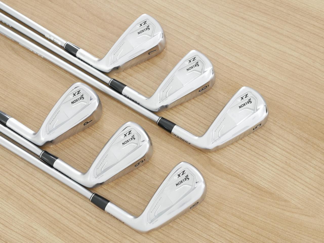 Iron set : Other Brand : ชุดเหล็ก Srixon ZX4 MK II (รุ่นปี 2023 ตีง่าย ไกล) มีเหล็ก 5-Pw (6 ชิ้น) ก้านกราไฟต์ Mitsubishi Diamana ZX-II 60 Flex S