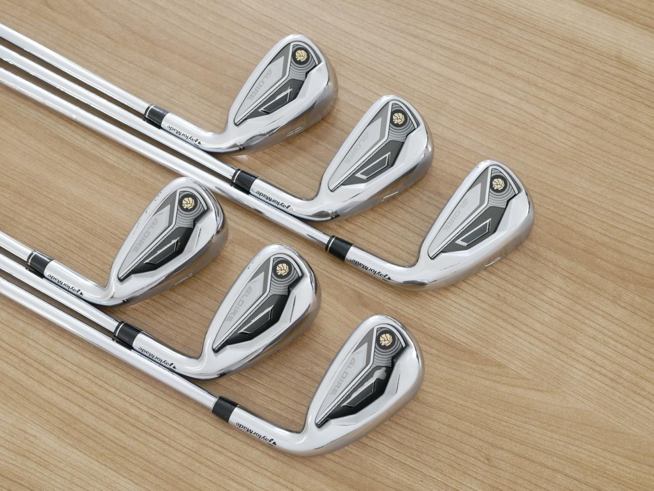 Iron set : Taylormade : ชุดเหล็ก Taylormade Gloire (รุ่นท๊อปสุด Japan Spec. ใบใหญ่ ตีง่าย ไกล) มีเหล็ก 6-Pw,Aw (6 ชิ้น) ก้านเหล็ก NS Pro 950 Flex S