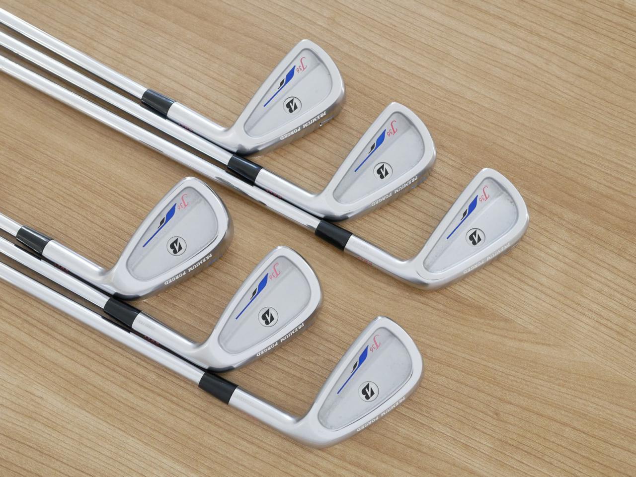 Iron set : Bridgestone : ชุดเหล็ก Bridgestone J36 Forged (นุ่ม แน่น) มีเหล็ก 5-PW (6 ชิ้น) ก้านเหล็ก NS Pro 950 Flex R
