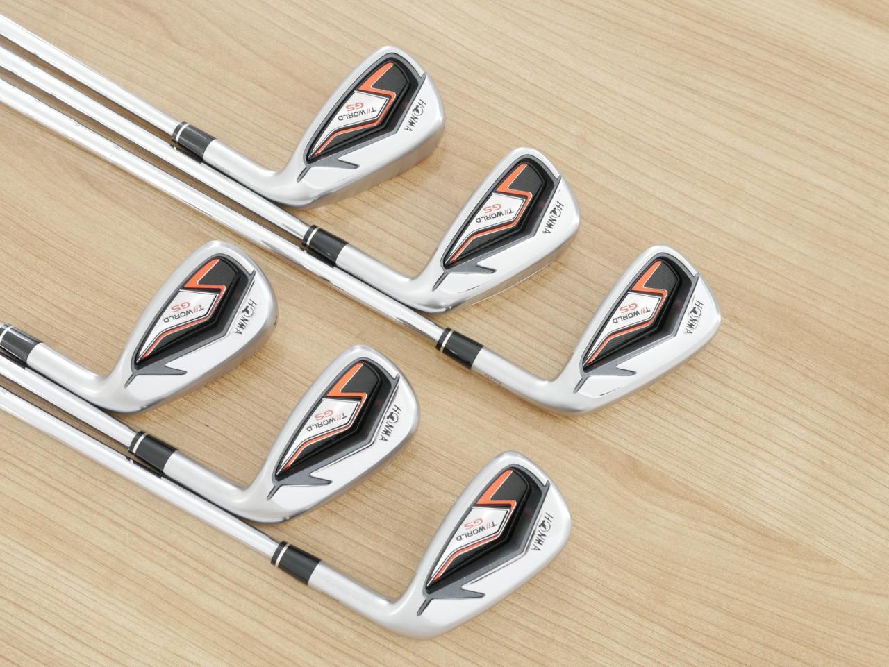 Iron set : Honma : ชุดเหล็ก Honma Tour World GS (ออกปี 2021 ใบใหญ่ ตีง่าย ไกล) มีเหล็ก 6-11 (6 ชิ้น) ก้านเหล็ก NS Pro 950 NEO Flex S