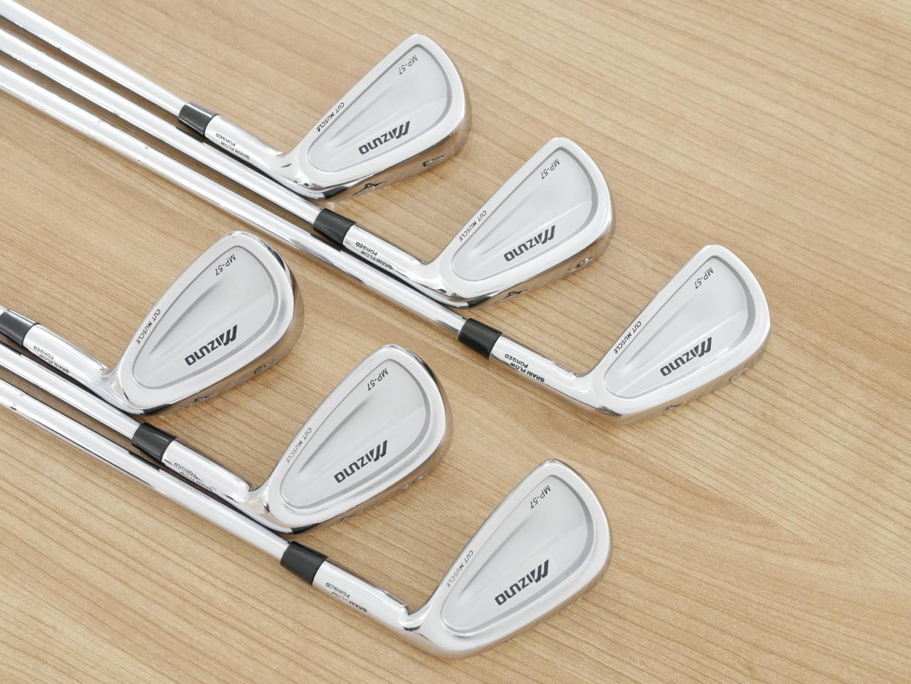 Iron set : Mizuno : ชุดเหล็ก Mizuno MP-57 (Forged) มีเหล็ก 5-Pw (6 ชิ้น) ก้านเหล็ก KBS Tour 90 Flex S