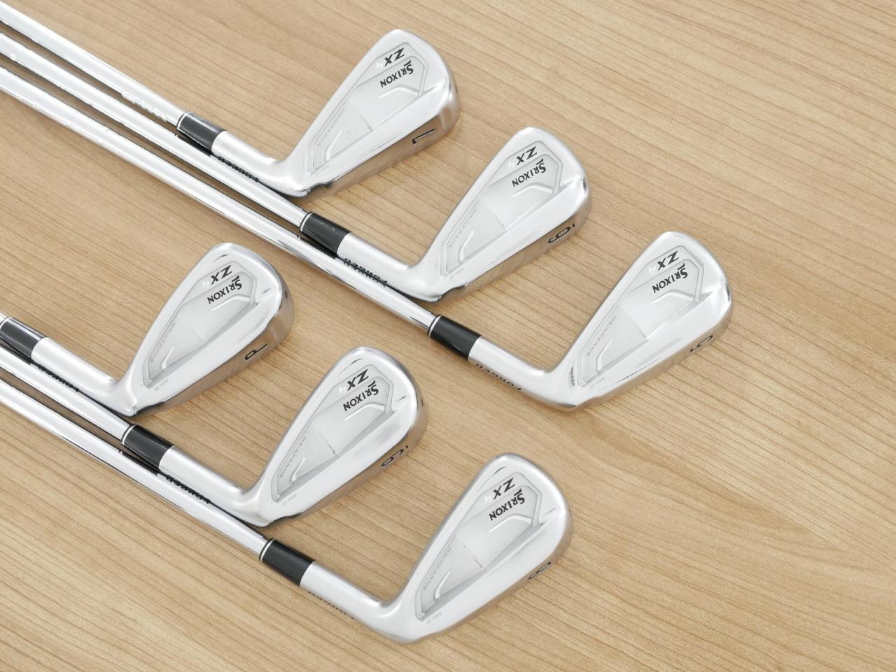 Iron set : Other Brand : ชุดเหล็ก Srixon ZX4 MK II (รุ่นปี 2023 ตีง่าย ไกล) มีเหล็ก 5-Pw (6 ชิ้น) ก้านเหล็ก NS Pro 950 NEO DST Flex S