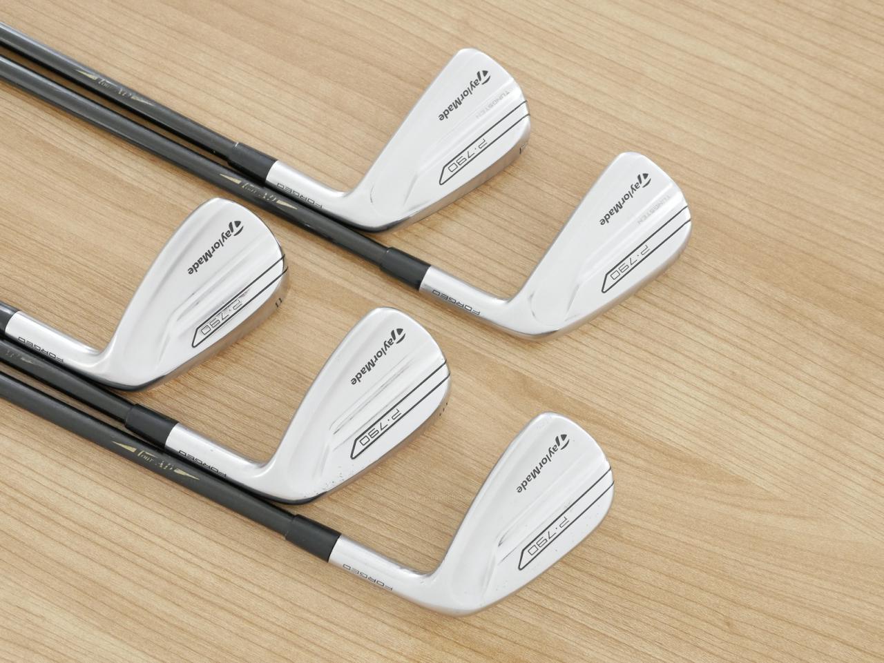 Iron set : Taylormade : ชุดเหล็ก Taylormade P790 (ตัวท้อปสุด ปี 2018) มีเหล็ก 6-Pw (5 ชิ้น) ก้านกราไฟต์ Tour AD AD-75 Flex R