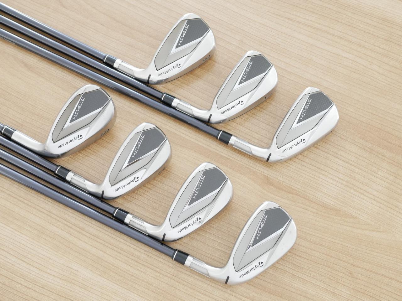 Iron set : Taylormade : ชุดเหล็ก Taylormade Stealth (ออกปี 2022 Japan Spec.) มีเหล็ก 6-Pw,Aw,Sw (7 ชิ้น) ก้านกราไฟต์ Mitsubishi Tensei TM60 Flex S