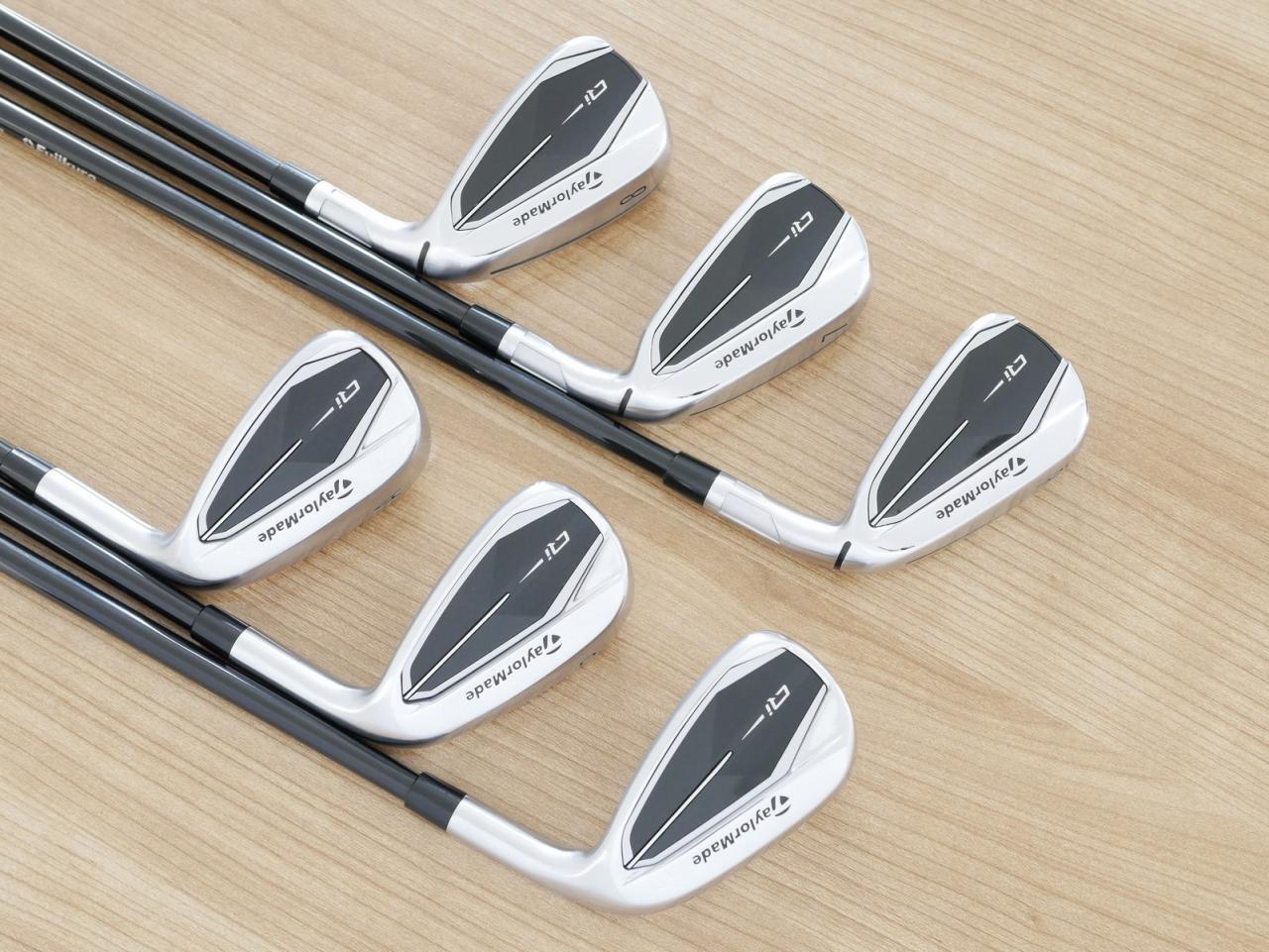 Iron set : Taylormade : ชุดเหล็ก Taylormade Qi (รุ่นล่าสุด ออกปี 2024 Japan Spec.) มีเหล็ก 6-Pw,Aw (6 ชิ้น) ก้านกราไฟต์ Fujikura VENTUS TR 6 Flex R