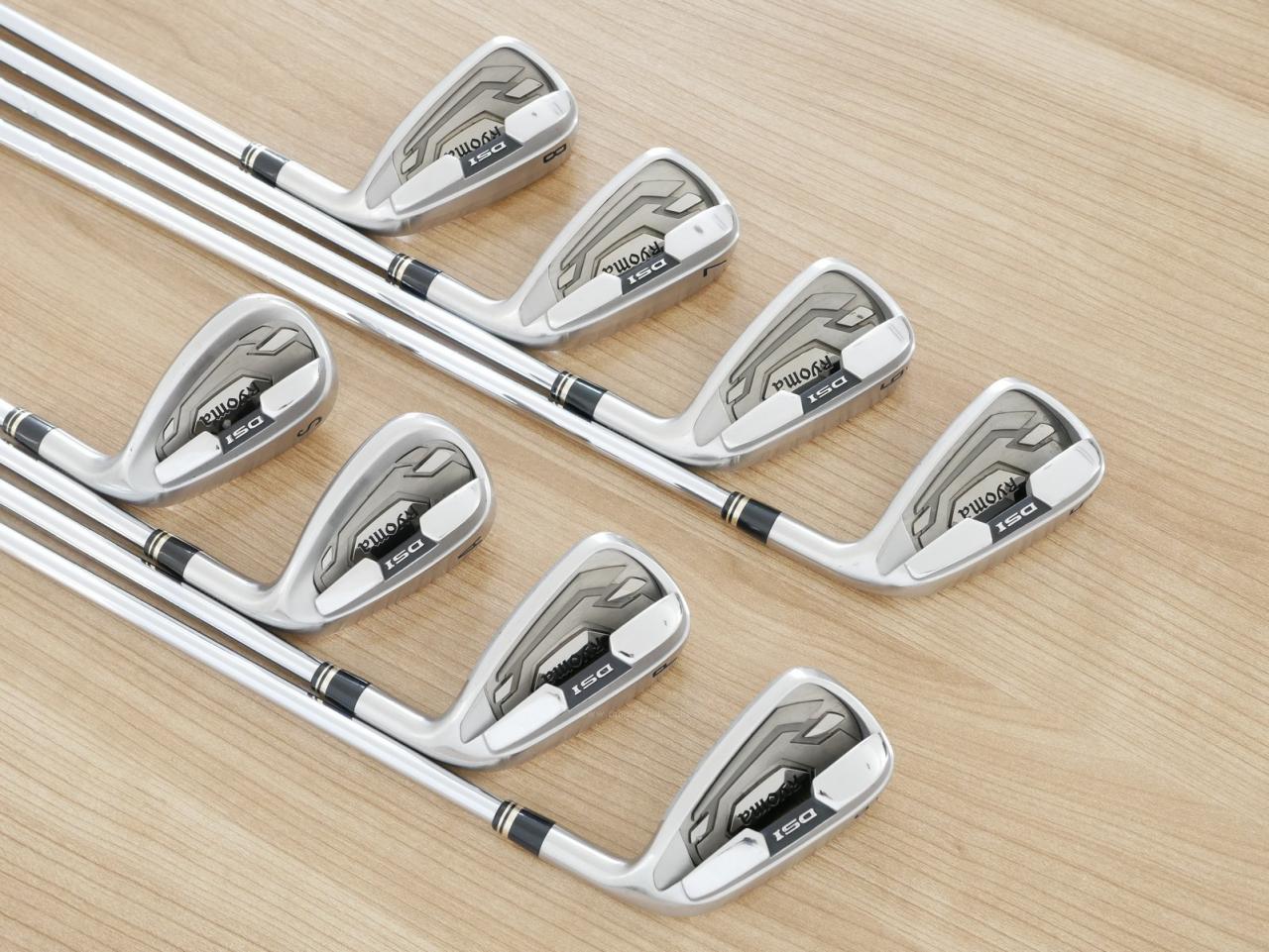 Iron set : Other Brand : ชุดเหล็ก Ryoma DSI (ตีง่ายมาก ไกลมากๆ หายากสุดๆ) มีเหล็ก 5-Pw,Aw,Sw (8 ชิ้น เหล็ก 5 ระยะเท่าเหล็ก 4 รุ่นอื่น) ก้านเหล็ก NS Pro ZELOS 8 Flex R