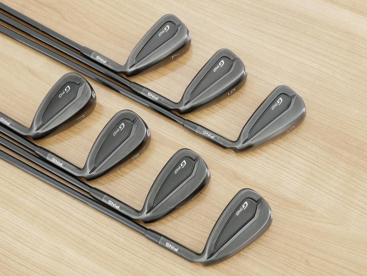 Iron set : Ping : ชุดเหล็ก Ping G710 (ปี 2021 Japan Spec. ใบใหญ่ ง่ายที่สุด ไกลที่สุดของ Ping) มีเหล็ก 5-Pw,Aw (7 ชิ้น) ก้านกราไฟต์ Ping ALTA Distanza 40 Flex R