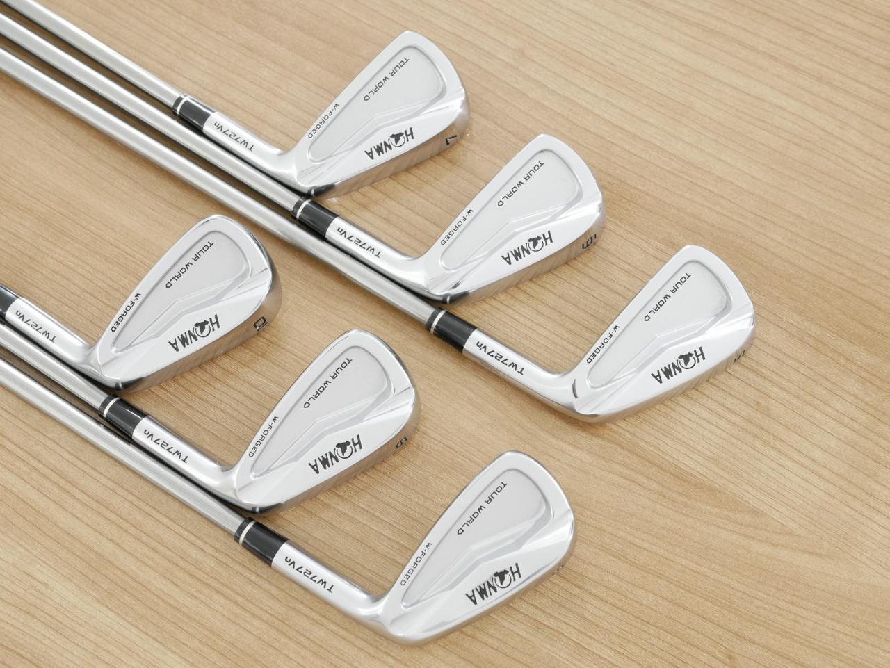 Iron set : Honma : ชุดเหล็ก Honma Tour World TW727VN (Forged ออกปี 2016) มีเหล็ก 5-10 (6 ชิ้น) ก้านกราไฟต์ Honma Vizard IB 95 Flex S