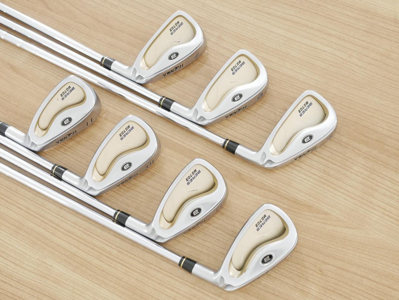 Iron set : Honma : ชุดเหล็ก Honma Beres MG703 (หน้าเด้ง) มีเหล็ก 5-11 (7 ชิ้น เทียบเท่า 4-Pw) ก้านเหล็ก NS Pro 950 Flex R