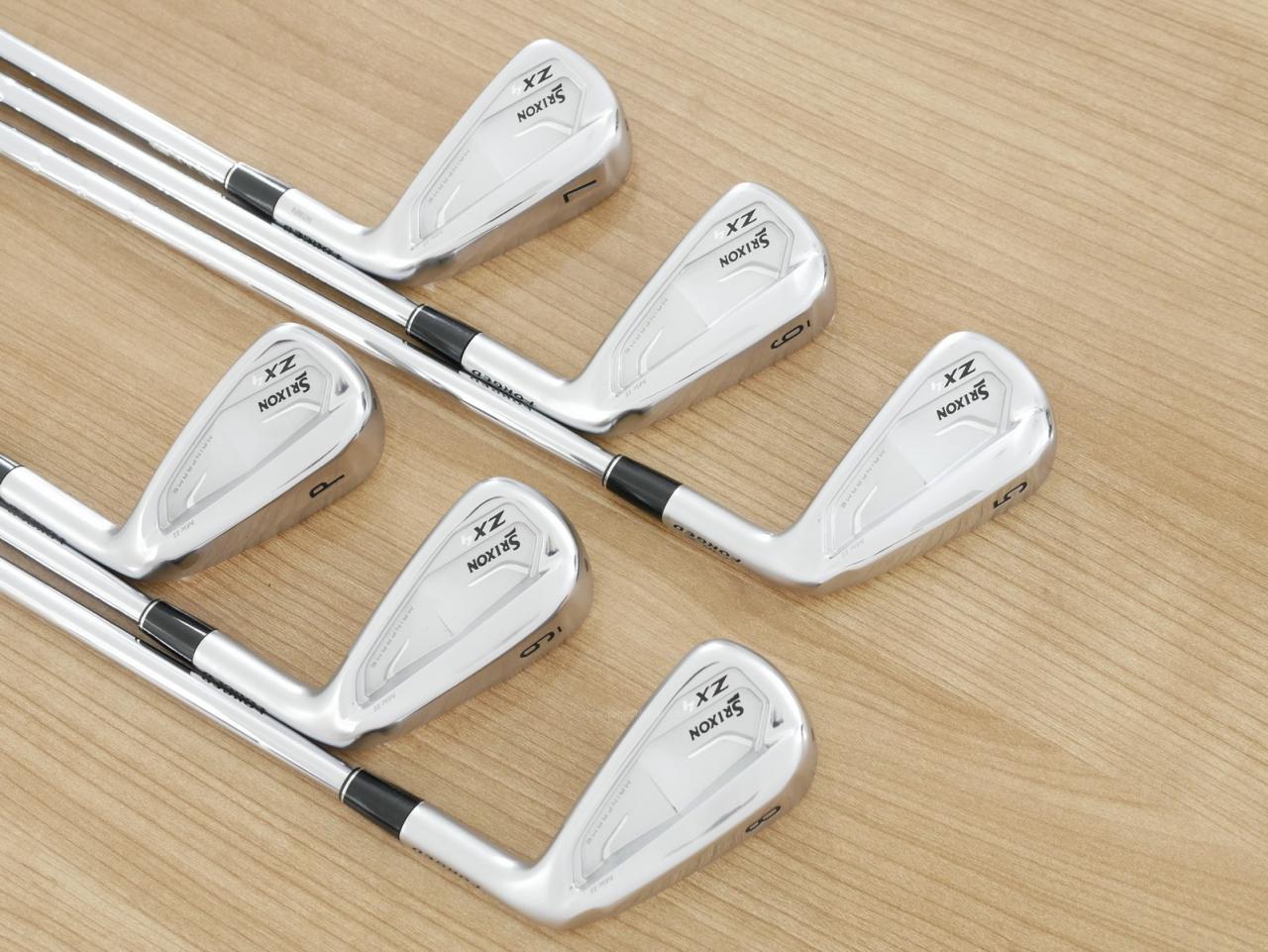 Iron set : Other Brand : ชุดเหล็ก Srixon ZX4 MK II (รุ่นปี 2023 ตีง่าย ไกล) มีเหล็ก 5-Pw (6 ชิ้น) ก้านเหล็ก NS Pro 950 NEO DST Flex S