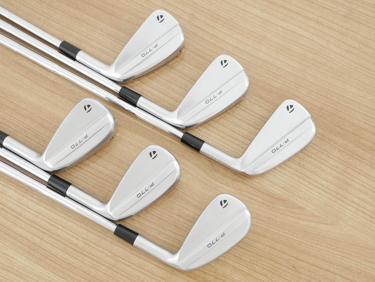 Iron set : Taylormade : ชุดเหล็ก Taylormade P770 Forged (รุ่นล่าสุด ออกปี 2024 นุ่ม แน่น) มีเหล็ก 5-Pw (6 ชิ้น) ก้านเหล็ก Dynamic Gold 115 MID S200