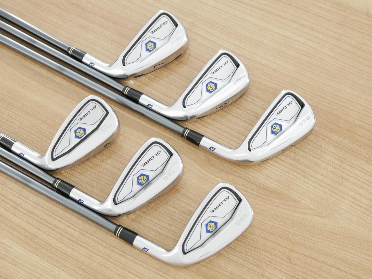 Iron set : Taylormade : ชุดเหล็ก Taylormade Gloire F Forged (รุ่นท๊อปสุด Japan Spec.) มีเหล็ก 5-Pw (6 ชิ้น) ก้านกราไฟต์ Flex R