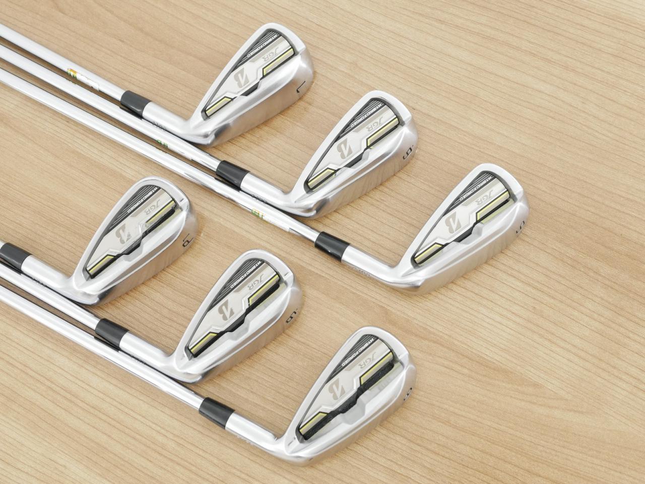 Iron set : Bridgestone : ชุดเหล็ก Bridgestone JGR Hybrid Forged (ตีไกลกว่าตัวอื่น 2 เบอร์) มีเหล็ก 5-P1 (6 ชิ้น) ก้านเหล็ก NS Pro ZELOS 8 Flex R