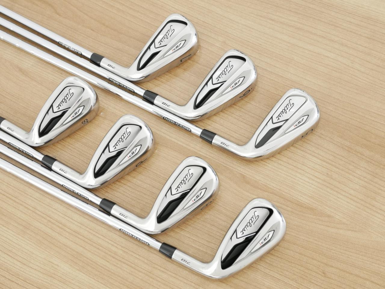 Iron set : Titleist : ชุดเหล็ก Titleist AP1 718 (ออกปี 2018) มีเหล็ก 5-Pw,48 (7 ชิ้น) ก้านเหล็ก NS Pro 950 Flex S