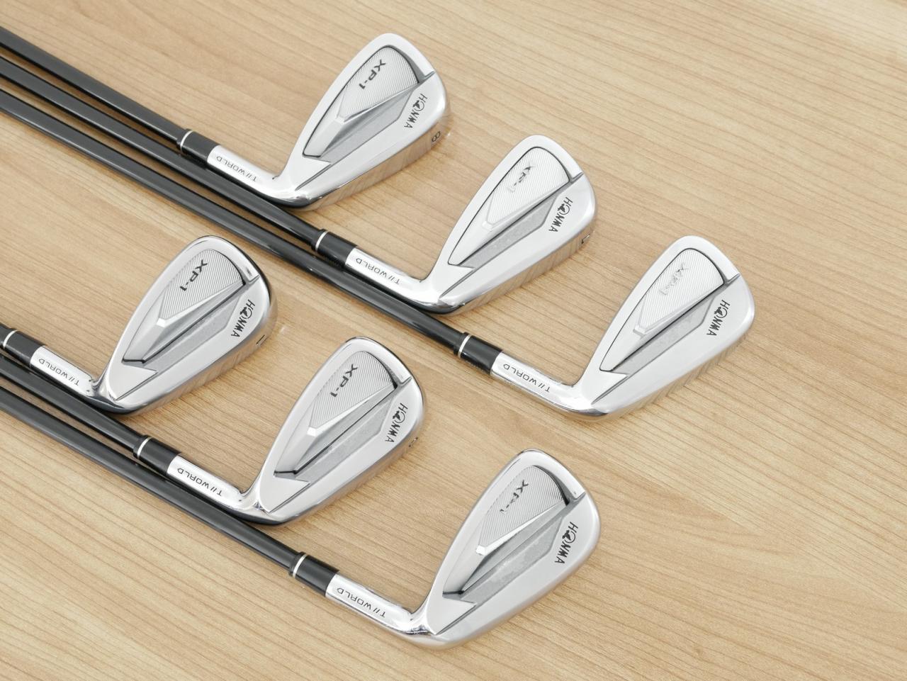 Iron set : Honma : ชุดเหล็ก Honma Tour World XP-1 (รุ่นปี 2020 ใบใหญ่ ตีง่าย ไกล) มีเหล็ก 6-11 (6 ชิ้น) ก้านกราไฟต์ Honma Vizard 43 Flex S