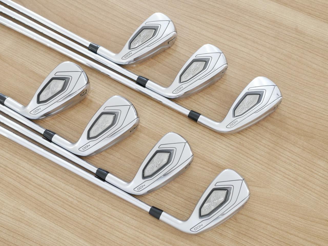 Iron set : Titleist : ชุดเหล็ก Titleist T400 (ตีง่ายที่สุด ไกลที่สุด ออกปี 2020) มีเหล็ก 5-Pw,43 (7 ชิ้น) ก้านเหล็ก NS Pro 950 NEO Flex S