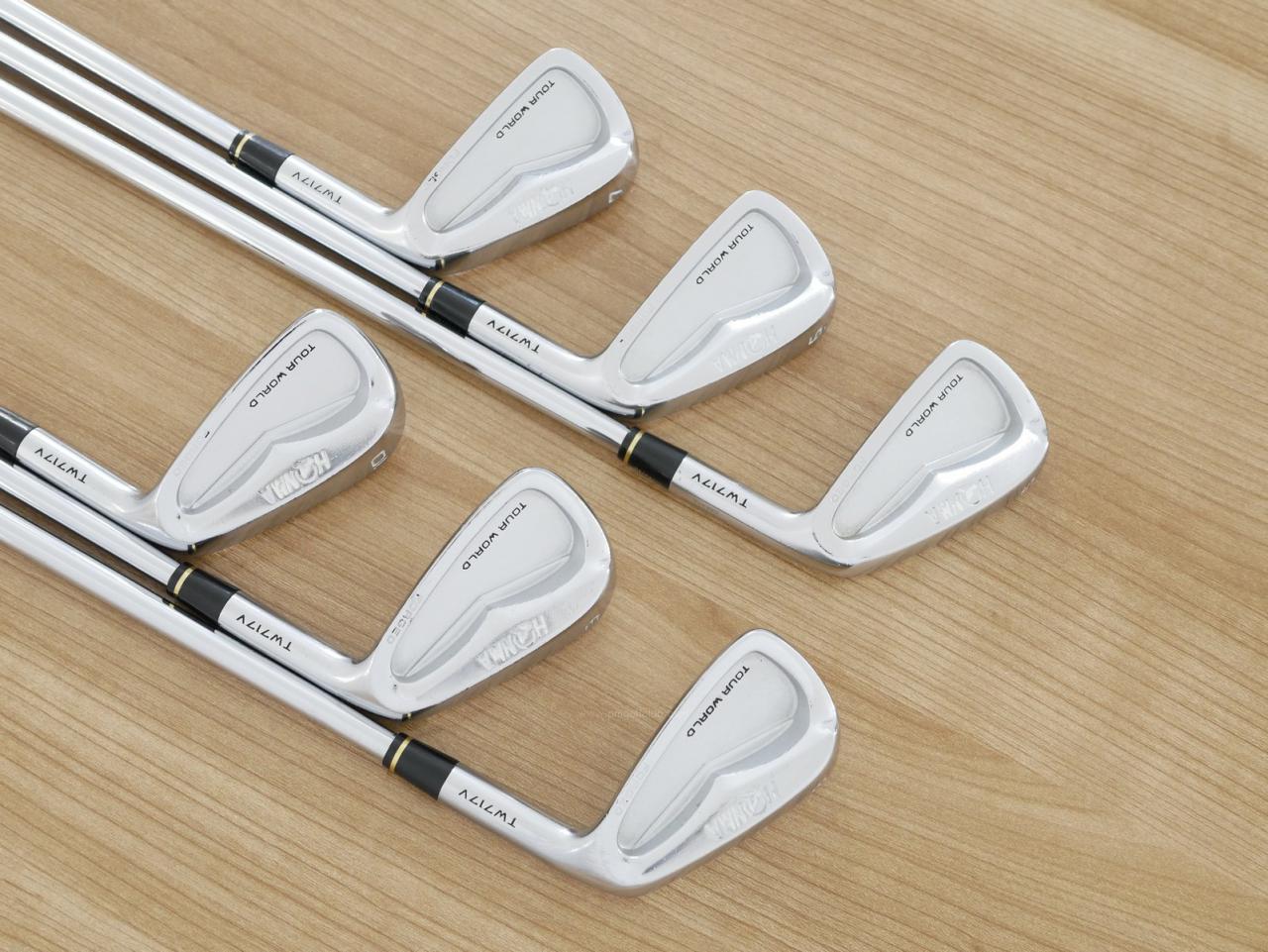 Iron set : Honma : ชุดเหล็ก Honma Tour World TW717V (Forged ปี 2015) มีเหล็ก 5-10 (6 ชิ้น) ก้านเหล็ก NS Pro Modus 120 Flex S