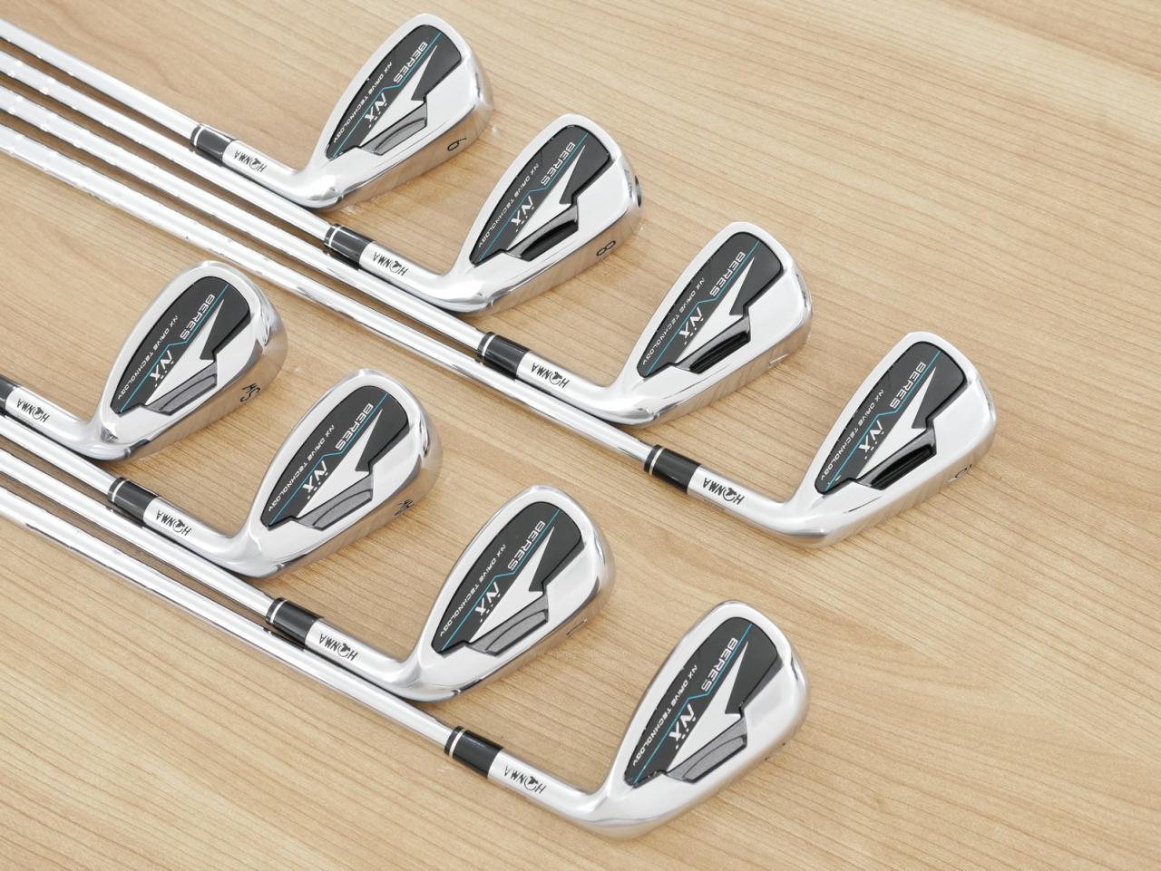 Iron set : Honma : ชุดเหล็ก Honma Beres NX (รุ่นปี 2023) มีเหล็ก 6-11,Aw,Sw (8 ชิ้น) ก้านเหล็ก NS Pro 850 NEO Flex S