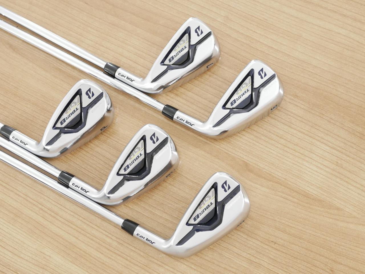Iron set : Bridgestone : ชุดเหล็ก Bridgestone Tour B JGR HF3 Forged (ปี 2020 ตีไกลมากๆ) มีเหล็ก 6-Pw (5 ชิ้น) ก้านเหล็ก NS Pro 950 Neo Flex R