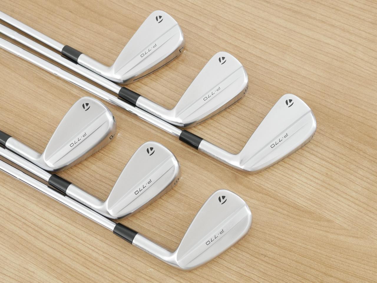 Iron set : Taylormade : ชุดเหล็ก Taylormade P770 Forged (รุ่นล่าสุด ออกปี 2024 นุ่ม แน่น) มีเหล็ก 5-Pw (6 ชิ้น) ก้านเหล็ก Dynamic Gold 115 MID S200