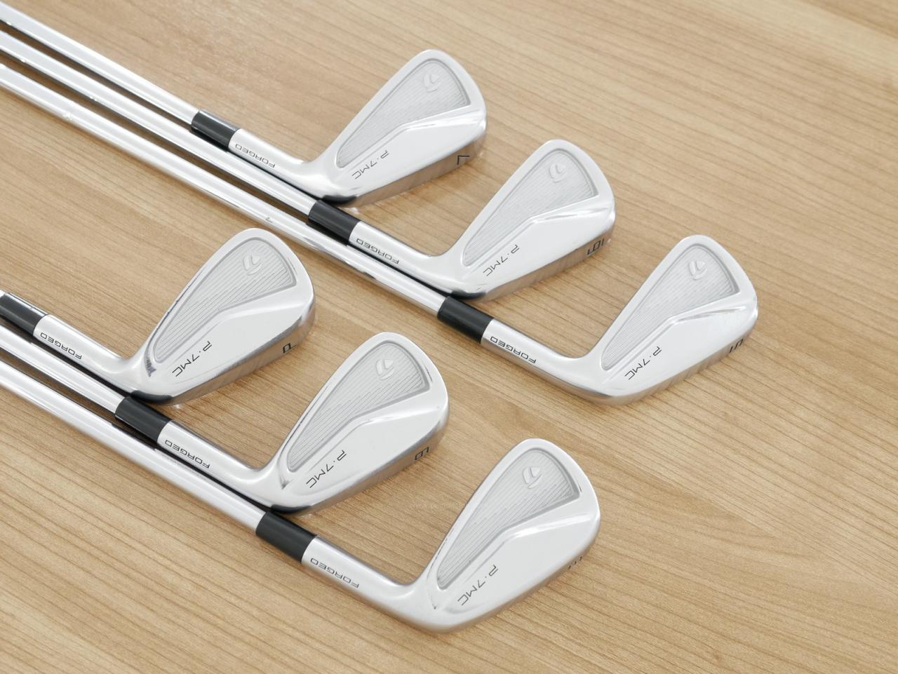 Iron set : Taylormade : ชุดเหล็ก Taylormade P7MC Forged (ซีรี่ย์ท้อปสุด ออกปี 2021) มีเหล็ก 5-Pw (6 ชิ้น) ก้านเหล็ก Dynamic Gold EX Weight Lock Tour Issue S200