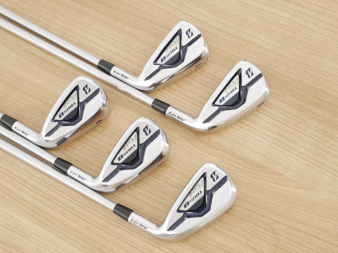 Iron set : Bridgestone : ชุดเหล็ก Bridgestone Tour B JGR HF3 Forged (ปี 2020 ตีไกลมากๆ) มีเหล็ก 6-Pw (5 ชิ้น) ก้านกราไฟต์ Fujikura Air Speeder