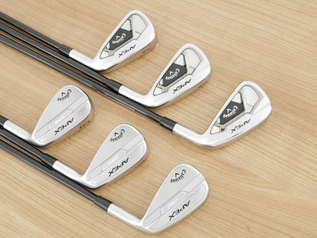 Iron set : Callaway : ชุดเหล็ก Callaway APEX Combo Forged (ออกปี 2022) มีเหล็ก 5-Pw (6 ชิ้น) ก้านกราไฟต์ Tour AD AD-65 II Flex R