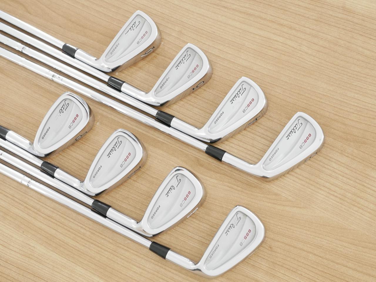 Iron set : Titleist : ชุดเหล็ก Titleist 695 CB Forged มีเหล็ก 3-Pw (8 ชิ้น) ก้านเหล็ก Dynamic Gold S300