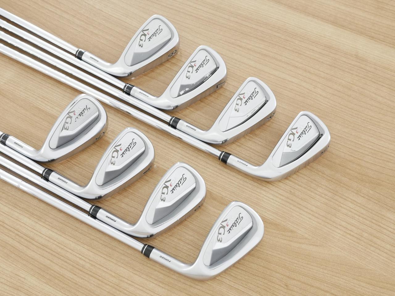 Iron set : Titleist : ชุดเหล็ก Titleist VG3 Forged (Japan Spec.) มีเหล็ก 5-Pw,Aw,Sw (8 ชิ้น) ก้านเหล็ก NS Pro 950 Flex S