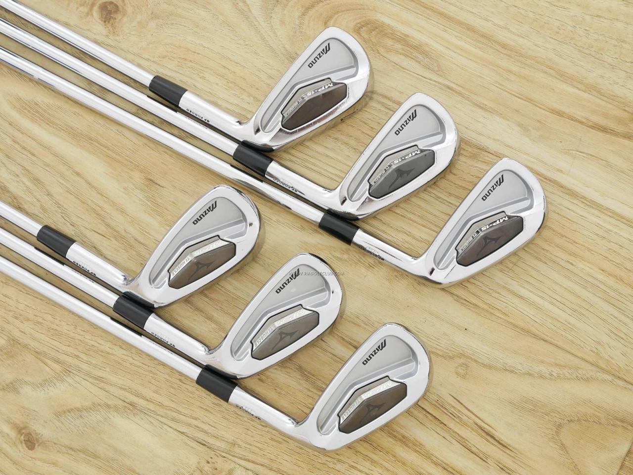 Iron set : Mizuno : ชุดเหล็ก Mizuno MP-15 Ti-Muscle Forged มีเหล็ก 5-Pw (6 ชิ้น) ก้านเหล็ก NS Pro 1050 Flex S