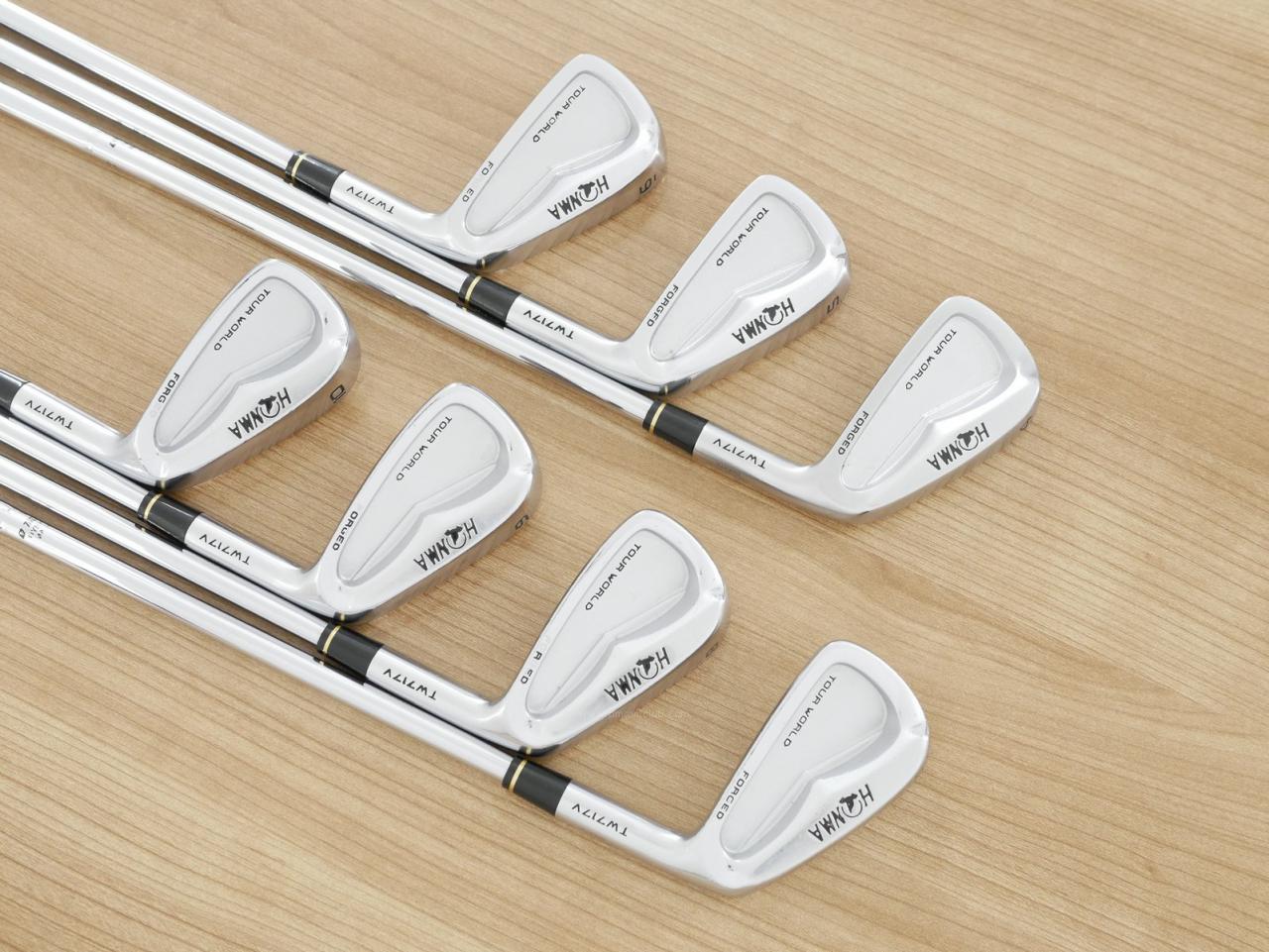 Iron set : Honma : ชุดเหล็ก Honma Tour World TW717V (Forged ปี 2015) มีเหล็ก 4-10 (7 ชิ้น) ก้านเหล็ก Dynamic Gold S200