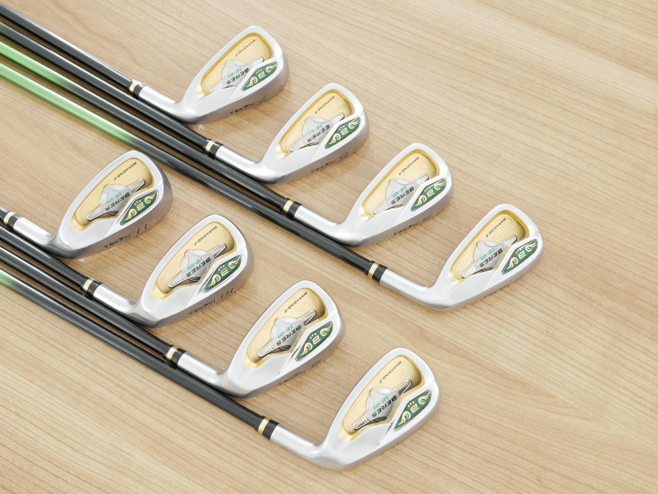 Iron set : Honma : **ก้าน 3 ดาว** ชุดเหล็ก Honma Beres IE-01 (ใบใหญ่ ลอยง่าย เหมาะกับซีเนียร์) มีเหล็ก 4-11 (8 ชิ้น) ก้าน ARMRQ 6 (45) Flex R (3 ดาว)