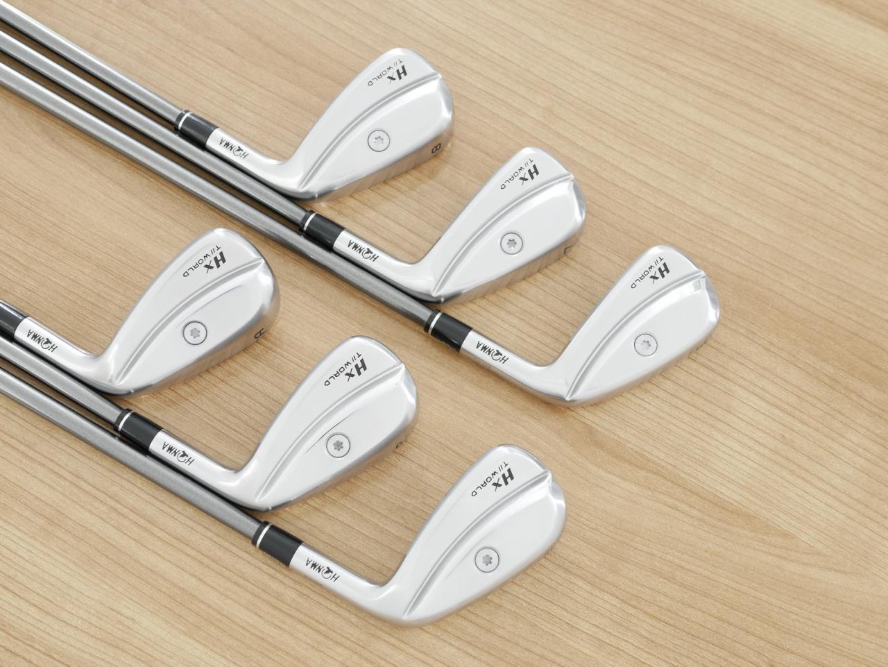 Iron set : Honma : ชุดเหล็ก Honma Tour World TW767 Hx (รุ่นล่าสุด ออกปี 2025 ตีง่าย ไกล) มีเหล็ก 6-Pw,Aw (6 ชิ้น) ก้านกราไฟต์ Honma Vizard EZ-IB 70 Flex R