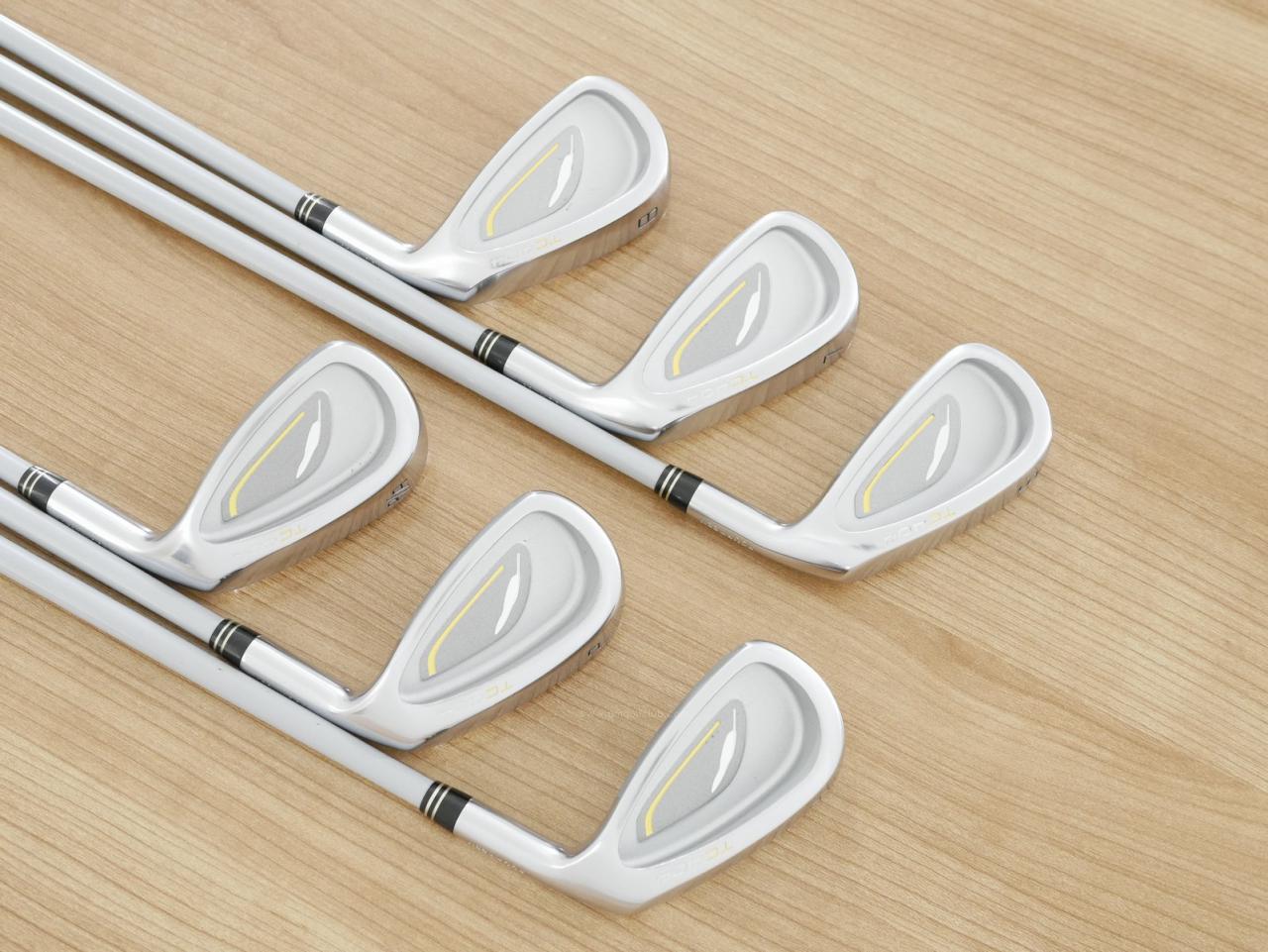 Iron set : Fourteen : ชุดเหล็ก Fourteen TC-404 (ปี 2018 ใบใหญ่ ตีไกลมาก เหล็ก 7 Loft 28) มีเหล็ก 6-Pw,Aw (6 ชิ้น) ก้านกราไฟต์ Flex R