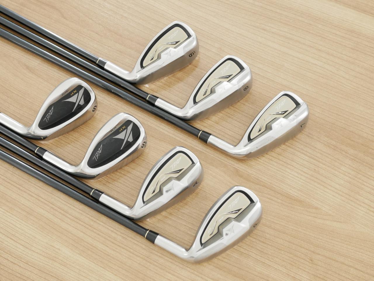 Iron set : Tsuruya : ชุดเหล็ก Tsuruya AXEL XP MM (หน้าเด้ง เบา อ่อน เหมาะกับซีเนียร์) มีเหล็ก 7-Pw,Aw,As,Sw (7 ชิ้น) ก้านกราไฟต์ Flex R