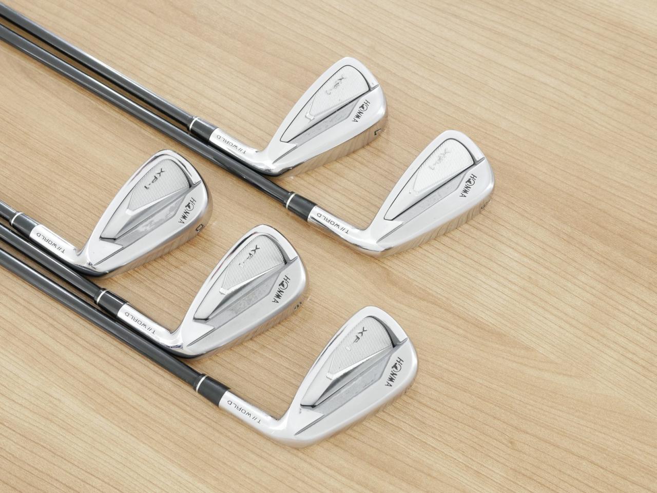 Iron set : Honma : ชุดเหล็ก Honma Tour World XP-1 (รุ่นปี 2020 ใบใหญ่ ตีง่าย ไกล) มีเหล็ก 6-10 (5 ชิ้น) ก้านกราไฟต์ Honma Vizard 43 Flex SR