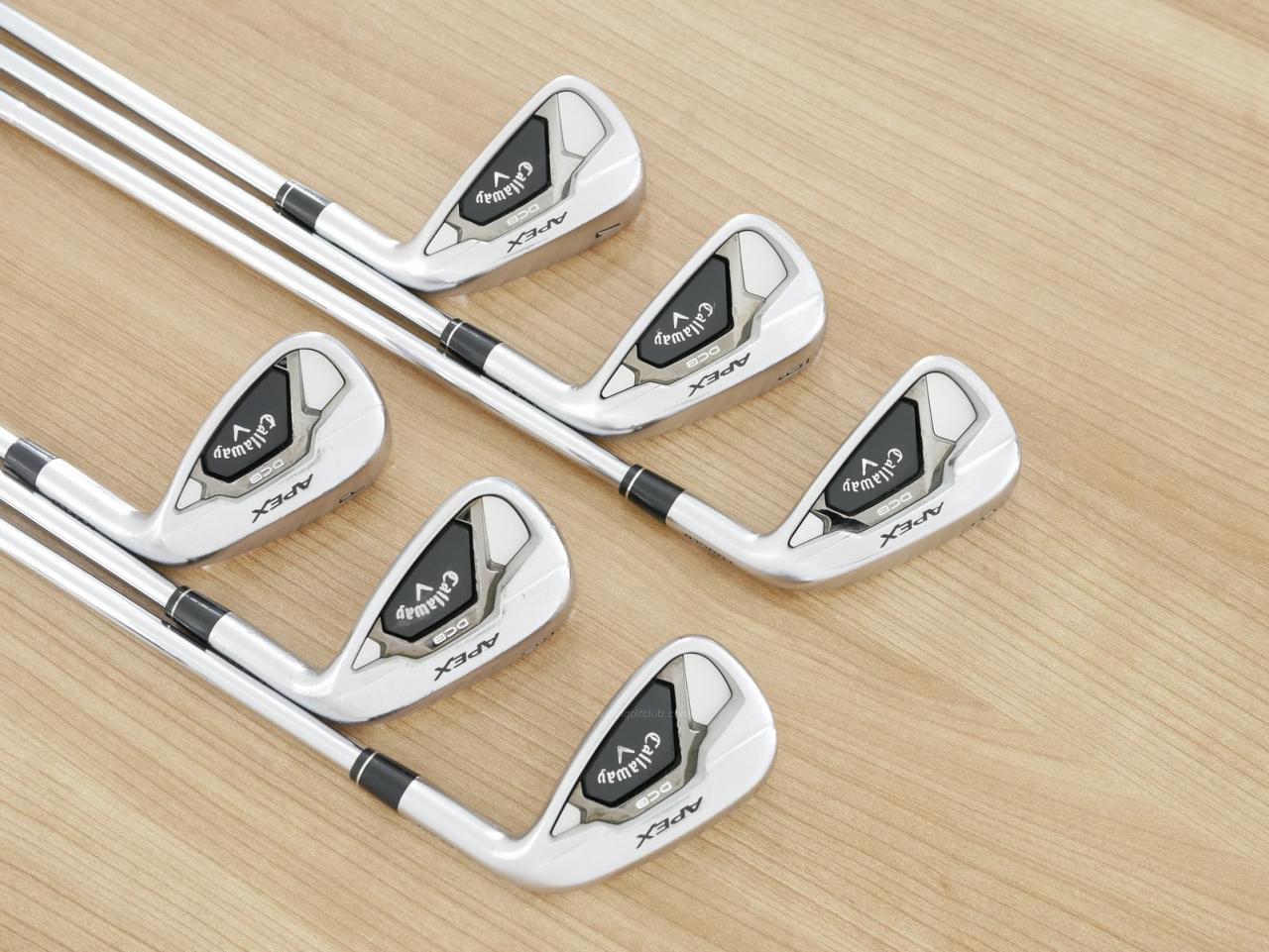 Iron set : Callaway : ชุดเหล็ก Callaway APEX DCB Forged (ปี 2022) มีเหล็ก 5-Pw (6 ชิ้น) ก้านเหล็ก NS Pro ZELOS 7 Flex S