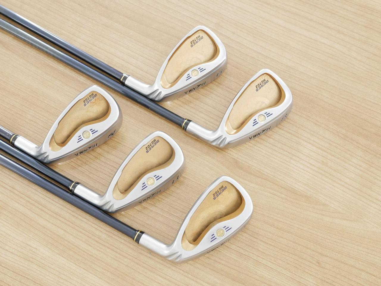 Iron set : Honma : **ก้าน 3 ดาว** ชุดเหล็ก Honma Beres MG702 มีเหล็ก 8-11,Aw (5 ชิ้น) ก้าน ARMRQ B49 FLex R (3 ดาว)