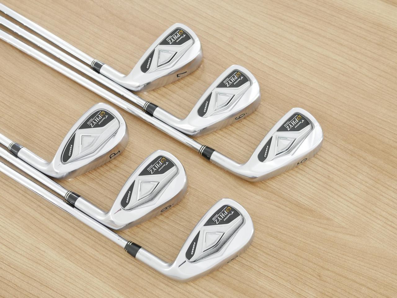 Iron set : Tourstage : ชุดเหล็ก Tourstage PHYZ Forged (ซีรี่ย์ท๊อป นุ่มไกล) มีเหล็ก 5-Pw (6 ชิ้น) ก้านเหล็ก NS Pro 900 Flex S