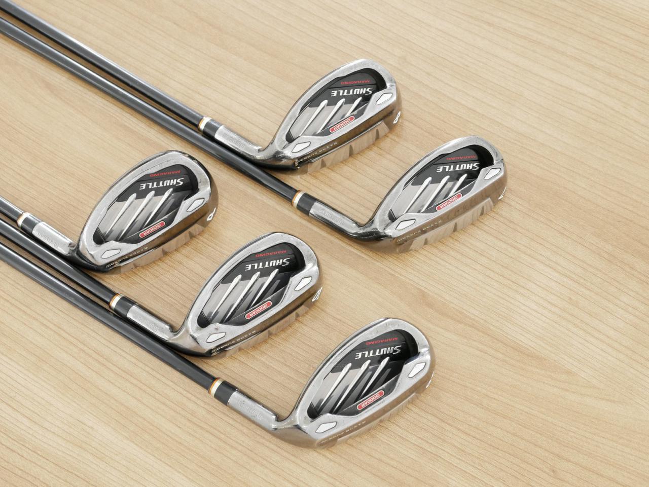 Iron set : Maruman : ชุดเหล็กกระเทย Maruman Shuttle i3000AR (ตีง่าย ไกลมาก) มีเหล็ก 7-10,Pw (5 ชิ้น) ก้านกราไฟต์ Flex R