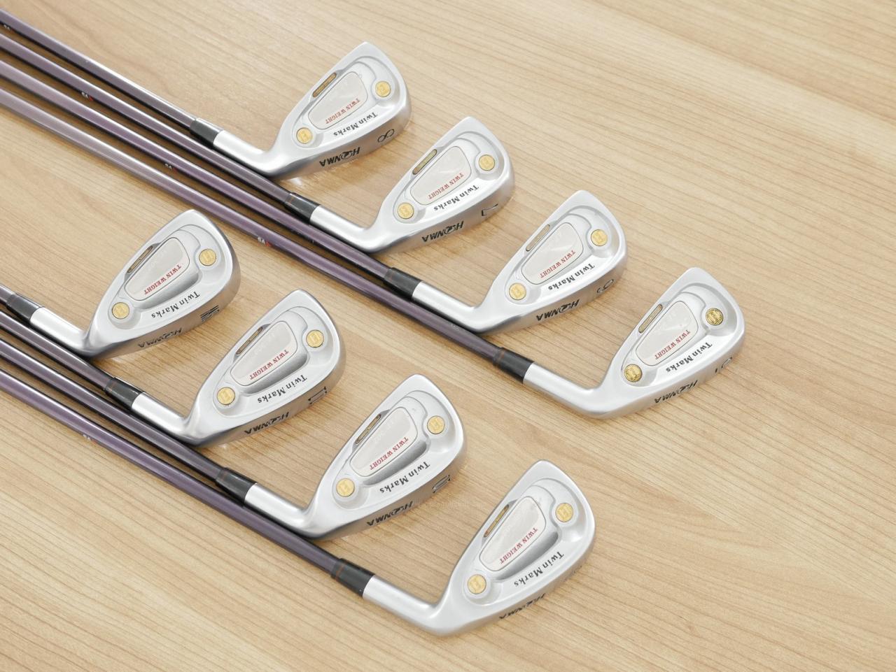 Iron set : Honma : ชุดเหล็ก Honma TwinMarks AP-502 (น่าสะสม) มีเหล็ก 5-11,Sw (8 ชิ้น) ก้านกราไฟต์ Flex R (1 ดาว)